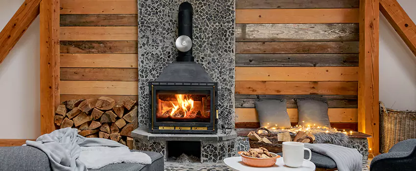 Thelin Hearth Products Direct Vent Gas Stove Fireplace Inspection in Spring Valley, New York